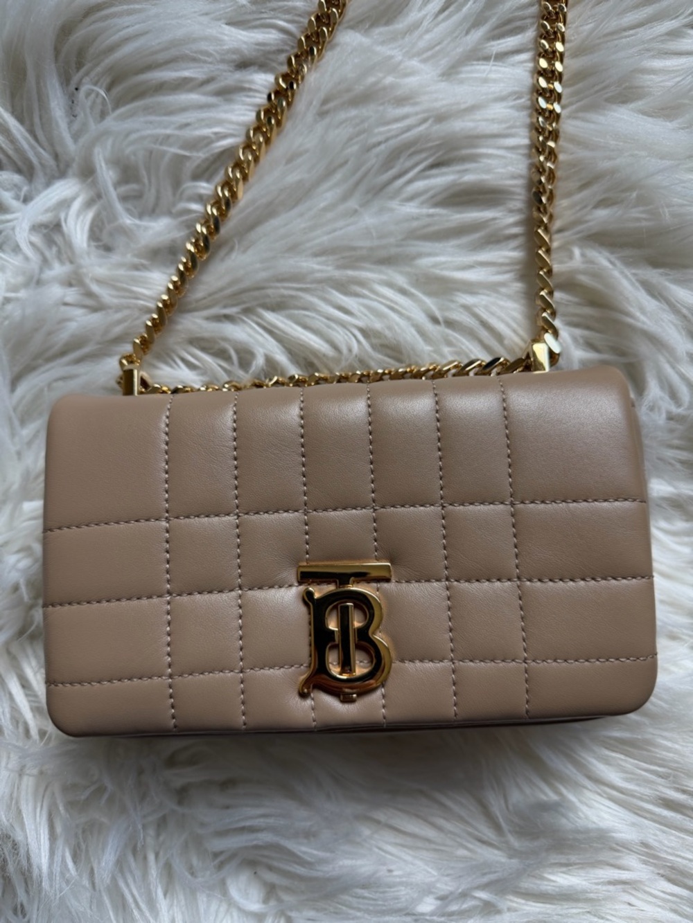 Burberry leather chain cross body bag - Picture 2 of 16